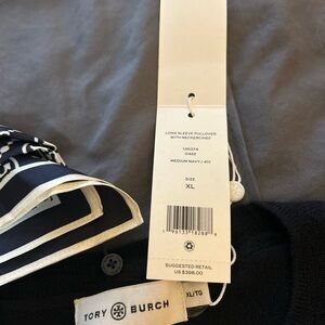 Tory Burch BNWT cashmere sweater and handkerchief